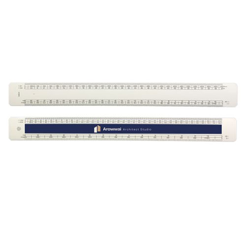 15cm Recycled Architect's Scale Rule – Full Colour