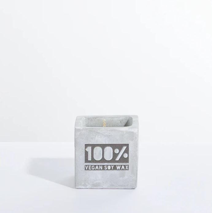 Concrete Vegan Candle