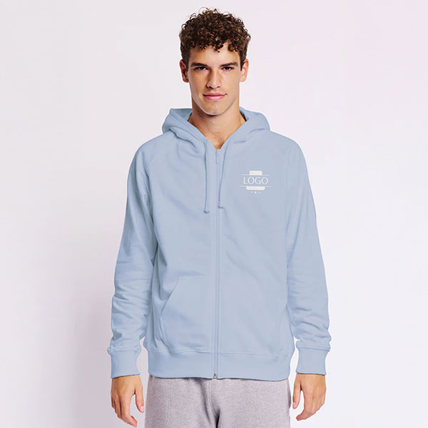 Neutral Fairtrade Organic Cotton Zipped Hoodie