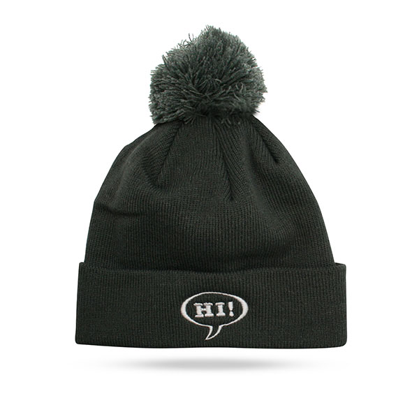 Brand 47 Acrylic Bobble Knitted Beanie