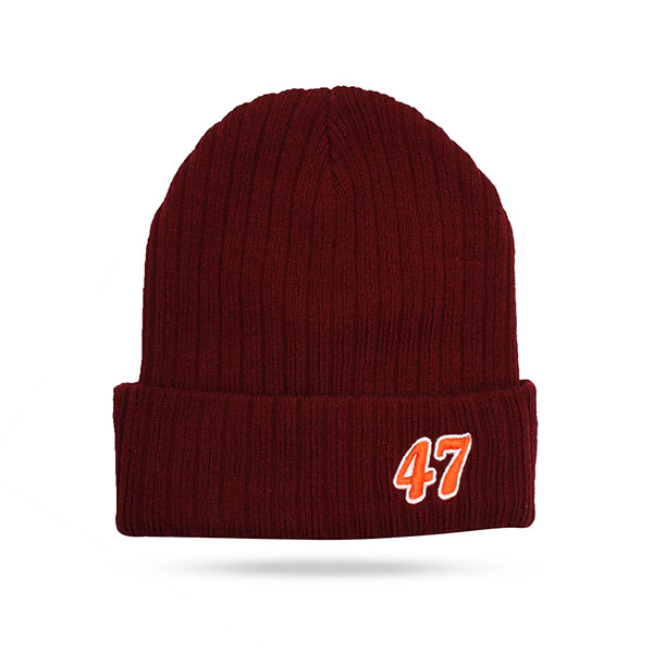 Brand 47 Soft Acrylic Ribbed Turn Up Beanie