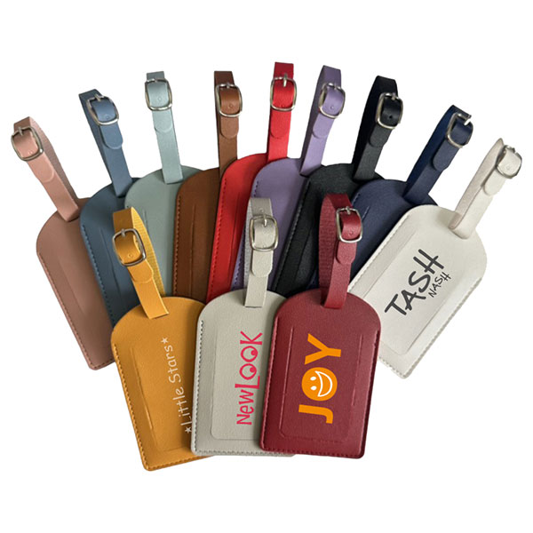 PU Luggage Tag - Spot Colour