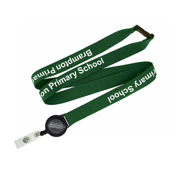 15mm Smooth Polyester Pull Reel Lanyard
