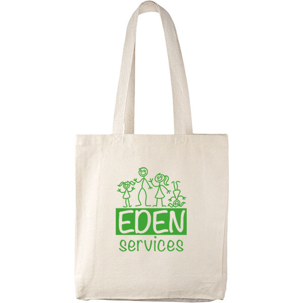 Natural 10oz Canvas Cotton Shopper - Full Colour
