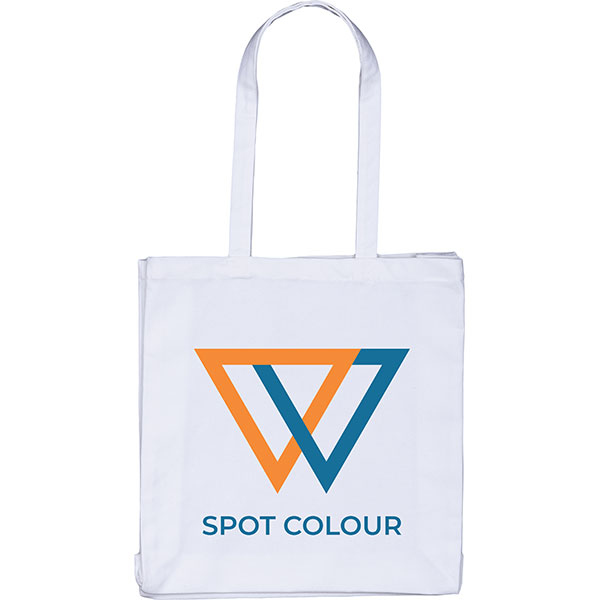 White 8oz Canvas Shopper - 1 Colour