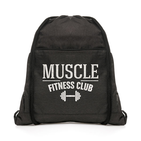 Reef Dark Grey rPET Drawstring Bag