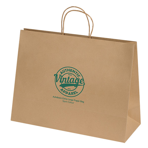 Ashdown Kraft XL Paper Gift Bag - 1 Colour