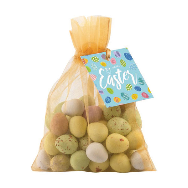 Organza Bag with Mini Eggs - Large