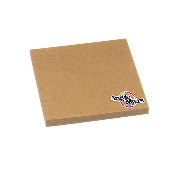 NoteStix Kraft Recycled Adhesive Pads 75 x 75mm