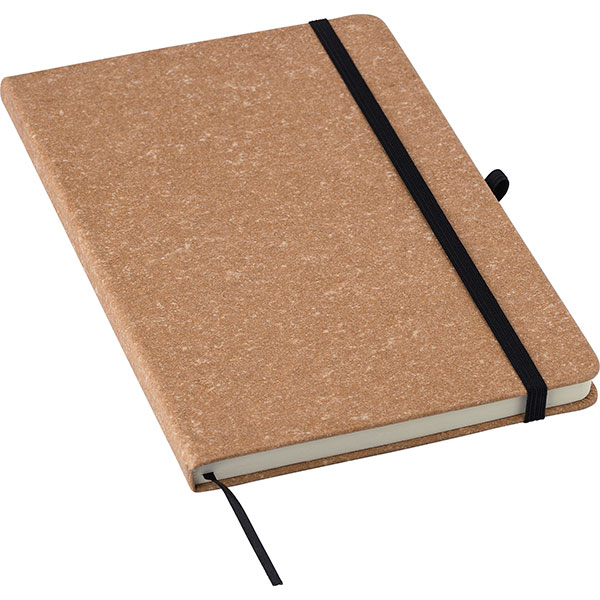Plato Recycled Leather A5 Notebook - Full Colour