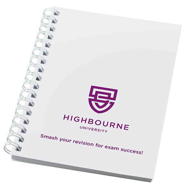 A6 Wiro Smart Card Cover Notepad - 1 Colour