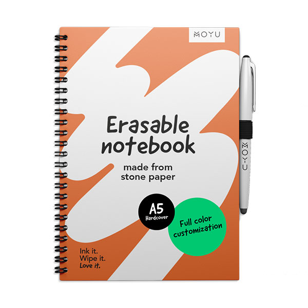 MOYU A5 Erasable Hardcover Notebook