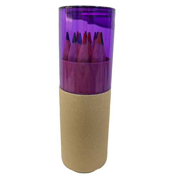 Craft Pencil Tube with Sharpener