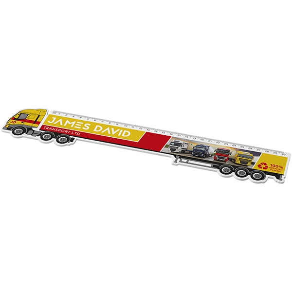 Lorry Shaped Plastic Ruler 30cm