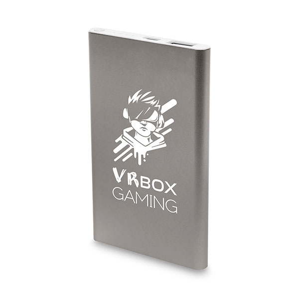 Flat Powerbank 4000mAh - Engraved