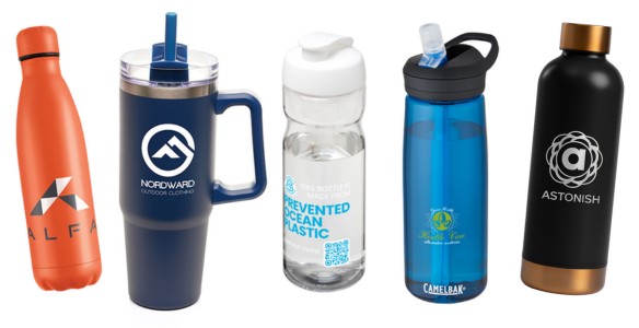 Selection of branded bottle samples