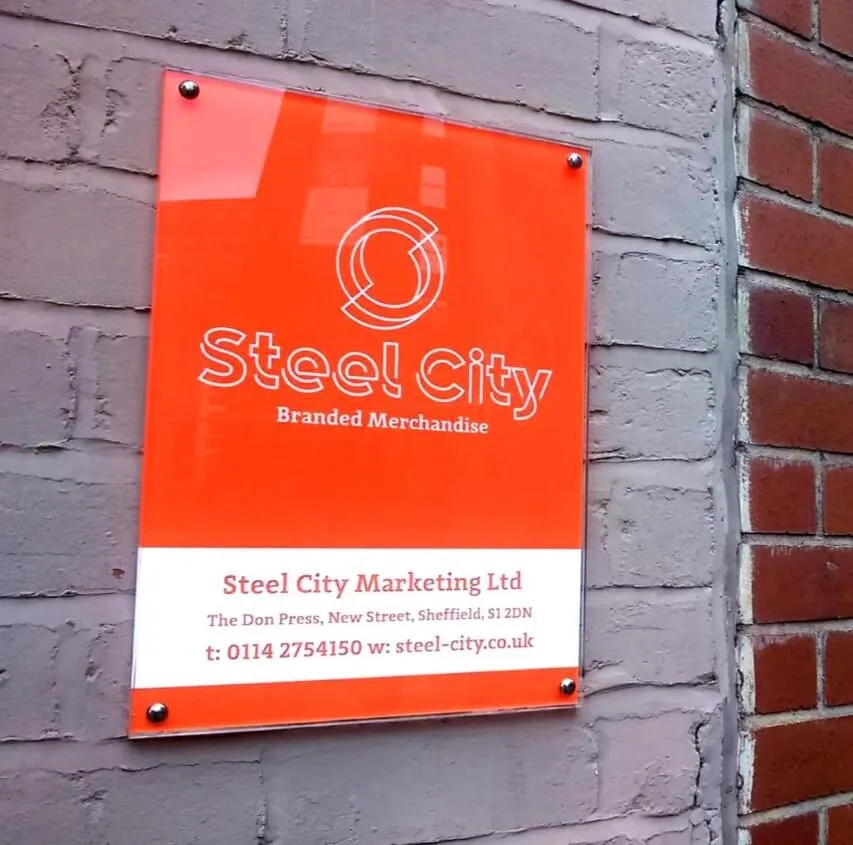 New Steel City Marketing Office Sign