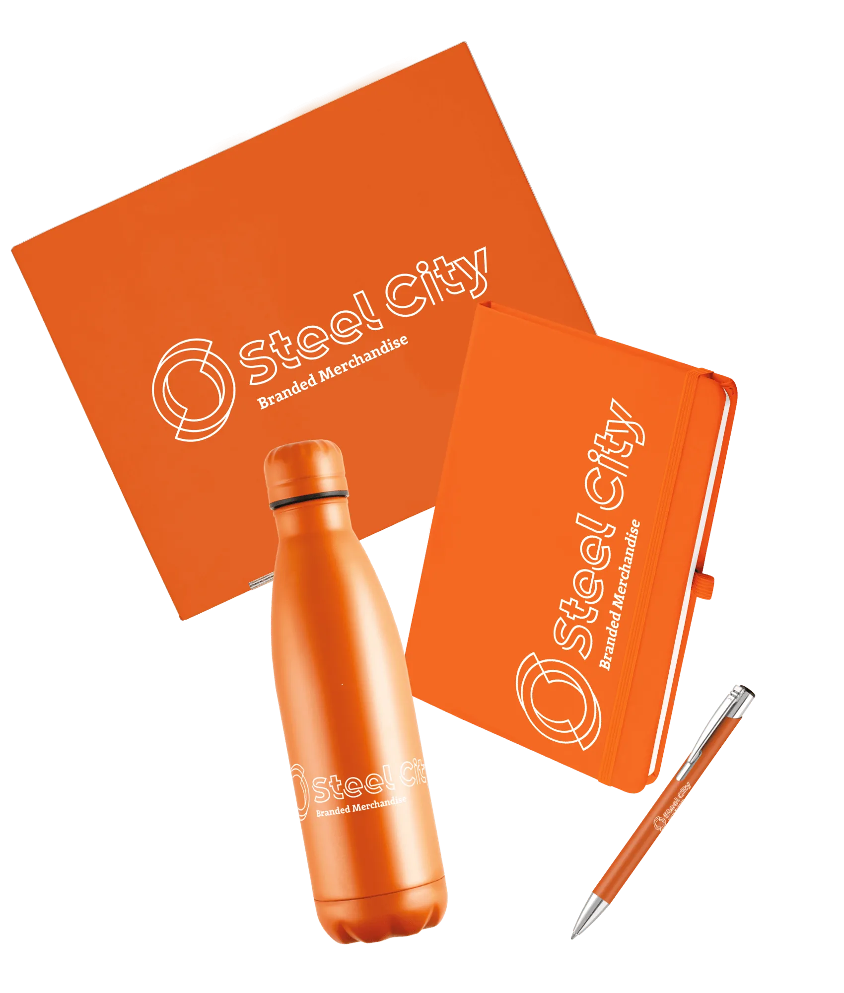 Promotional Gift Set With Branded box, bottle, notebook and pen