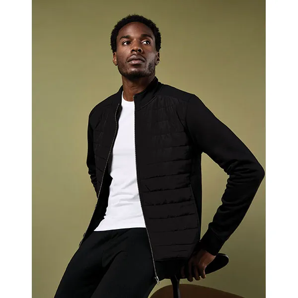 Kustom Kit Quilted Full Zip Sweatshirt