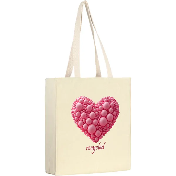 Aylesham Recycled 8oz Cotton Canvas Tote Bag - Full Colour