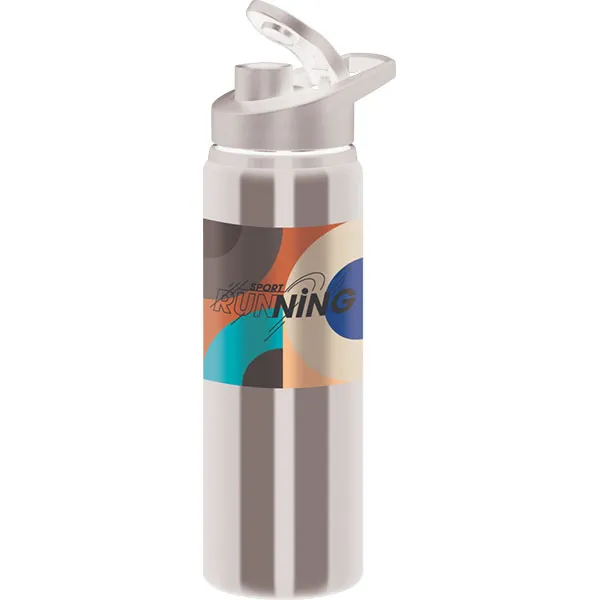 Tide 750ml Snap Cap Water Bottle - Full Colour