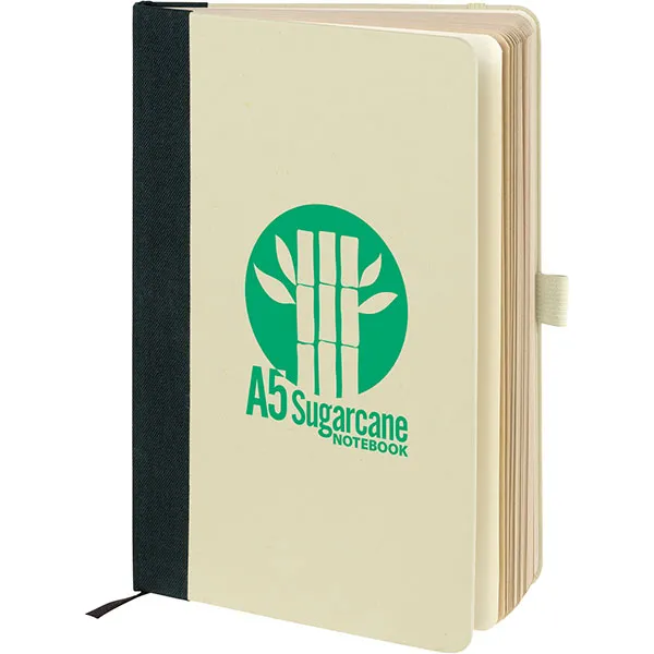 Maxton Eco Sugar Cane A5 Notebook - Debossed