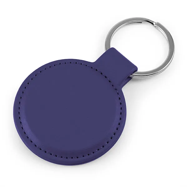 Porto rPET Round Key Ring - Full Colour