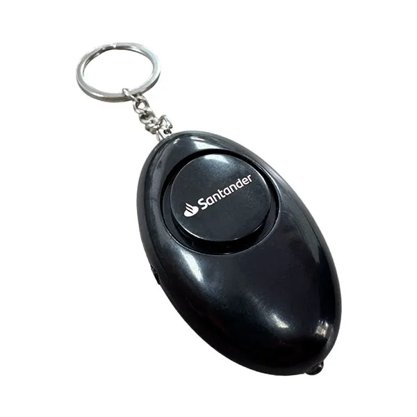 Personal Alarm Torch Key Ring