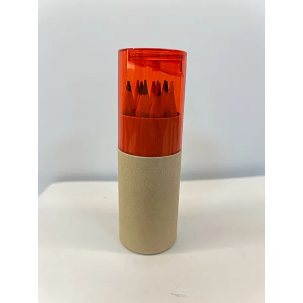 Craft Pencil Tube with Sharpener