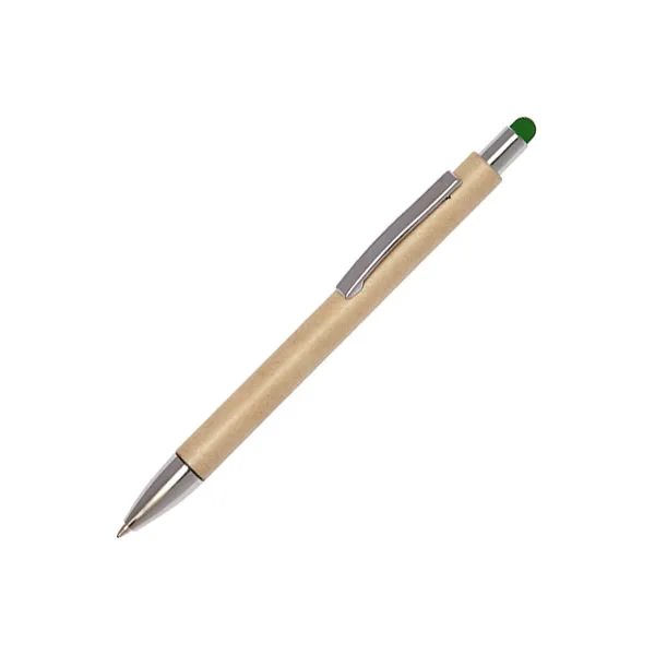 Cardboard Stylus Ballpen - Spot Colour