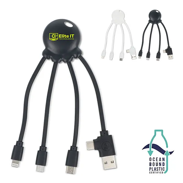 Xoopar Octopus Ocean Bound Plastic Cable