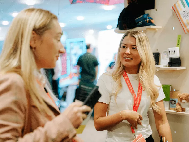 Georgia Steel City Marketing Sales Assistant at an Exhibition